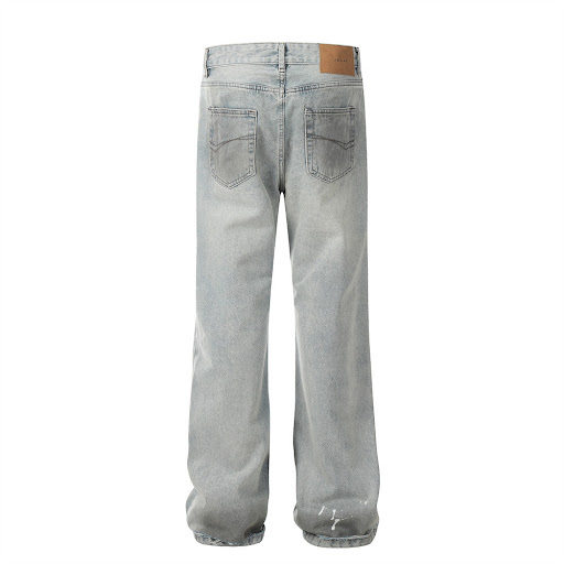 Title 13, Mens Fashion Loose Wide-leg Straight Trousers ...
