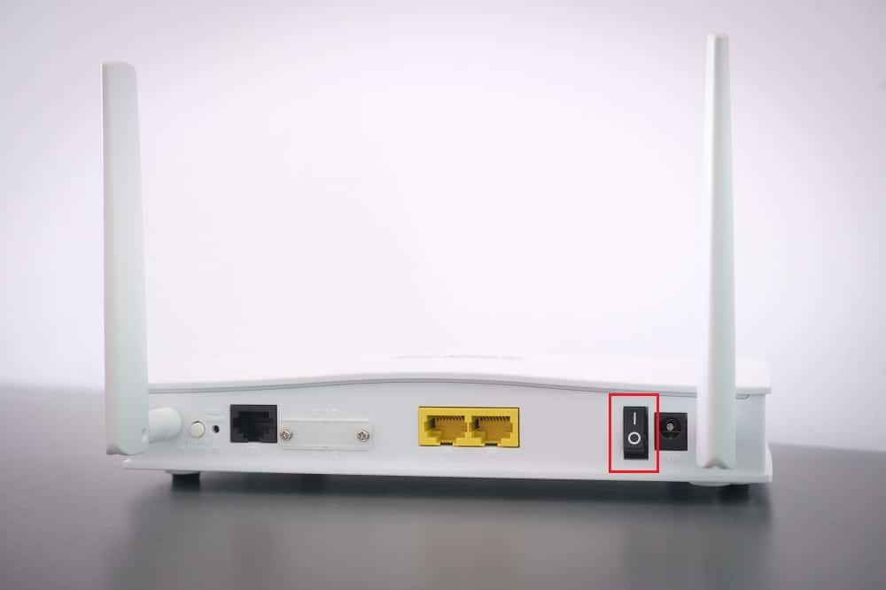 Vypněte router