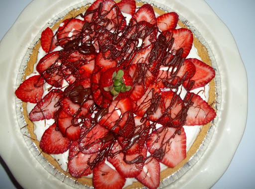 White Chocolate Strawberry Pie | Just A Pinch Recipes