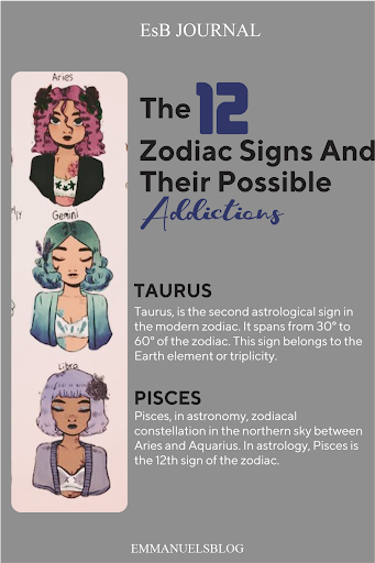 The 12 Zodiac Signs And Their Possible Addictions