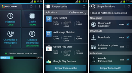 AVG Cleaner, Limpe e otimize o Android