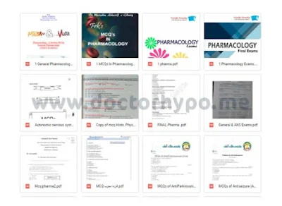 بنك نماذج اسئلة فارماكولوجي pdf