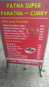 Patna Super Paratha And Curry menu 2