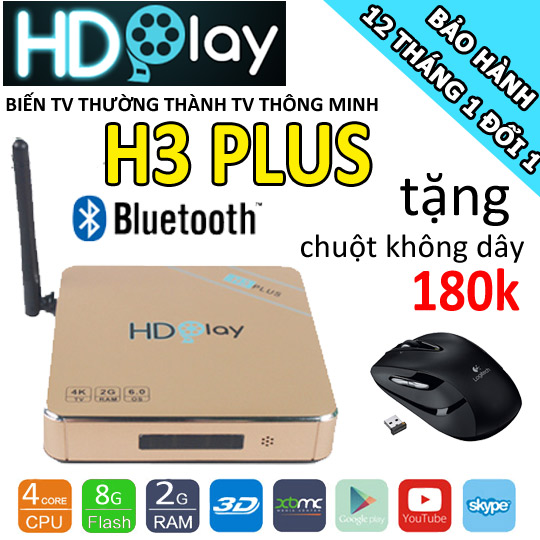 Android tv box hdplay h3plus