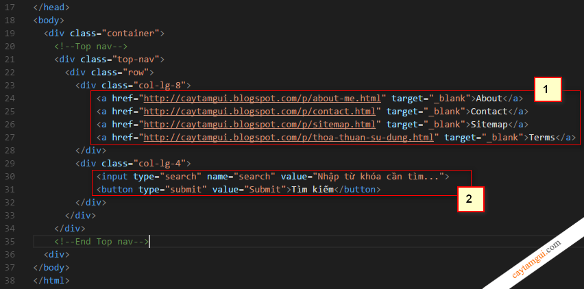 Thiết kế giao diện website responsive bằng Bootstrap qua ví dụ cụ thể Thiết kế giao diện website responsive bằng Bootstrap qua ví dụ cụ thể