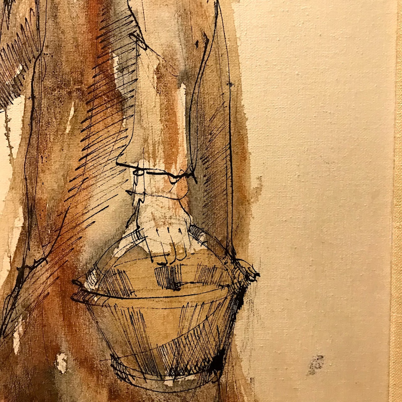 Moshe Katz Signed Mixed Media