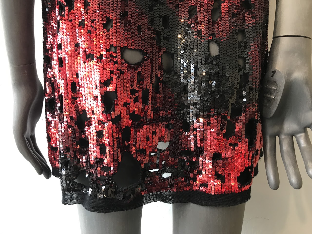 Balmain Sequined Dress