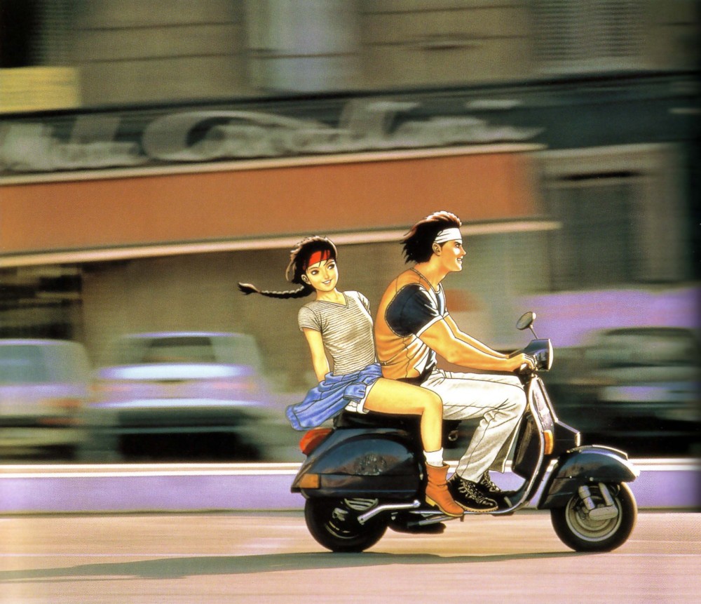 파일:오토바이를 타는 쿄와 유리.jpg