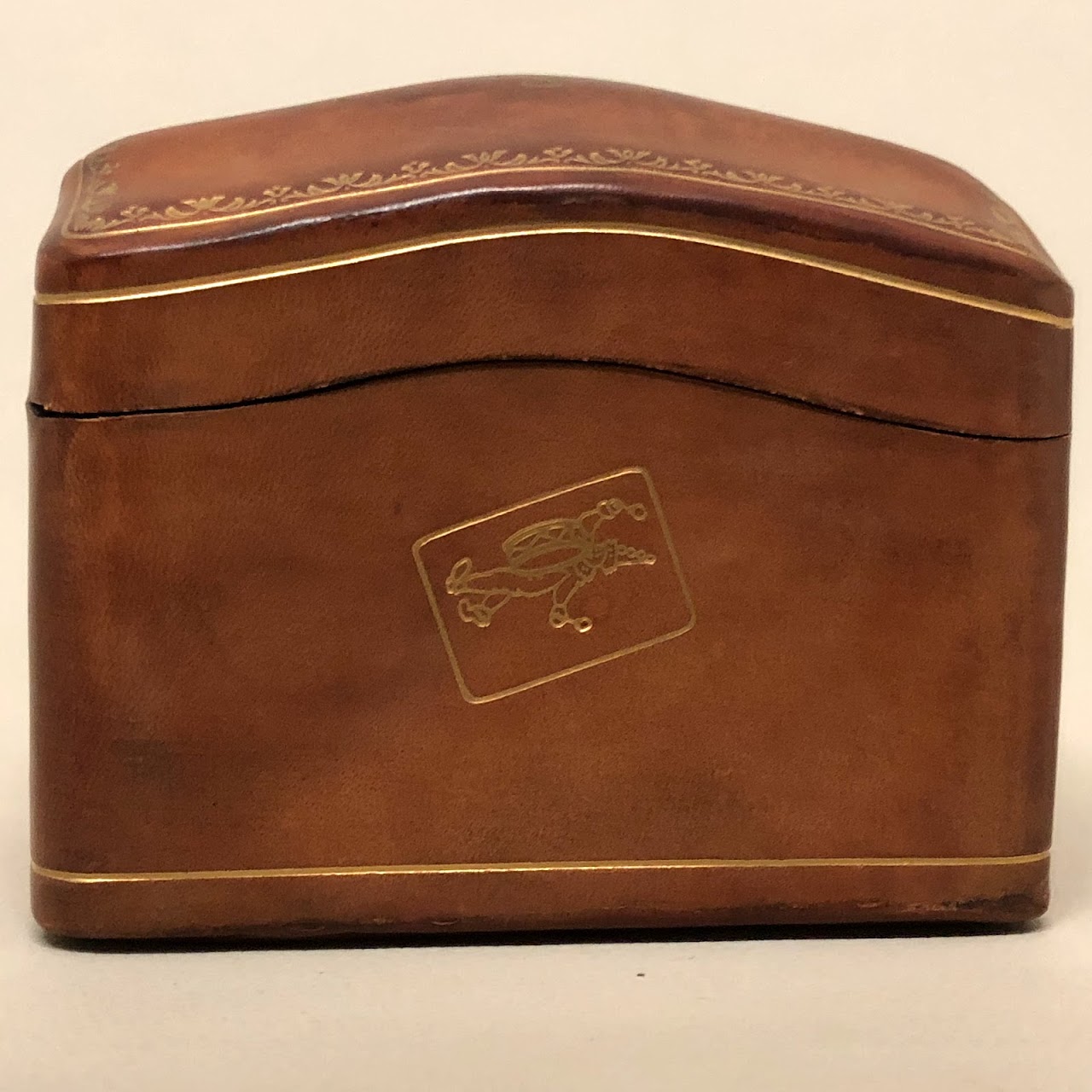 Neiman Marcus Leather Card Box