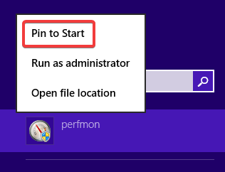 Épingler pour démarrer dans Windows 8.1