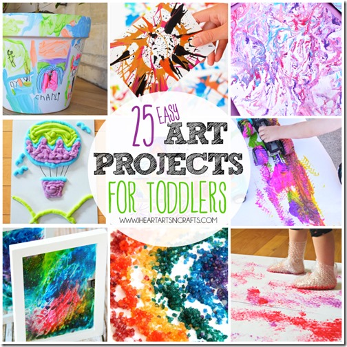 25 EASY Art Projects for Young Kids