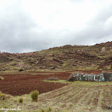 Formas e cores na estrada para Potosí - Bolívia