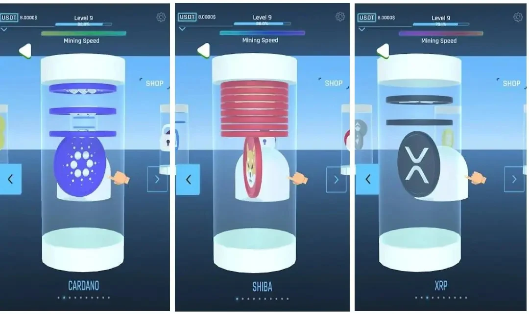 Crypto Miner Simulator app screenshots