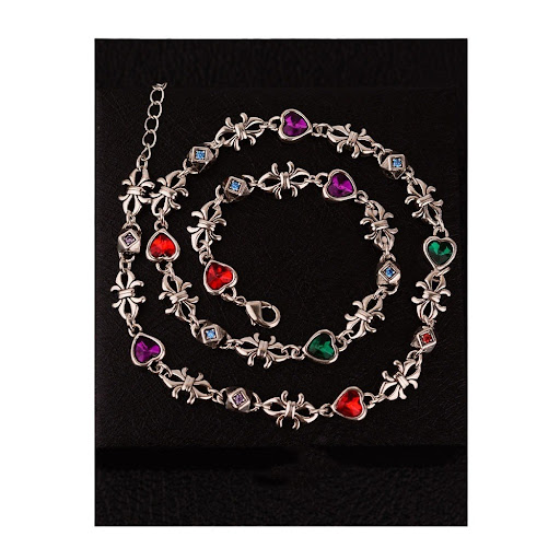 Title 3, Heavy Industry Colored Loving Heart Zircon Hip ...