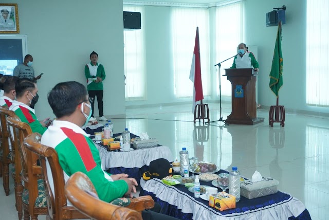 Kapolres Tebing Tinggi Hadiri Peringatan Haornas XXXVIII Tahun 2021