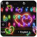 Téléchargement d'appli Colorful Sparkle Heart Keyboard Theme Installaller Dernier APK téléchargeur