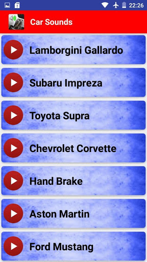 Screenshot Car Sounds & Ringtones