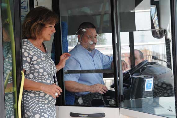 Autobuses 100% limpios para el centro de Madrid