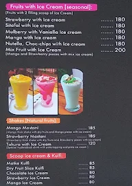 Mahabaleshwar Point menu 2