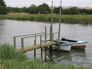  boat on river arun 