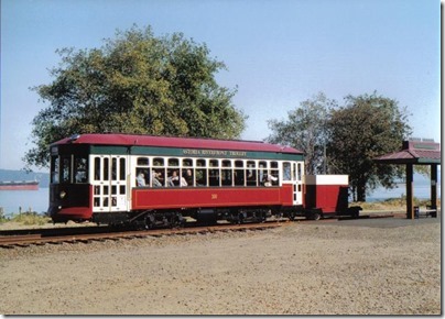 Astoria Riverfront Trolley at the Astoria Depot on September 24, 2005