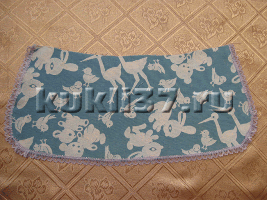 настрочить кружево