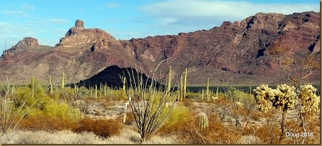 Ajo Mountain range