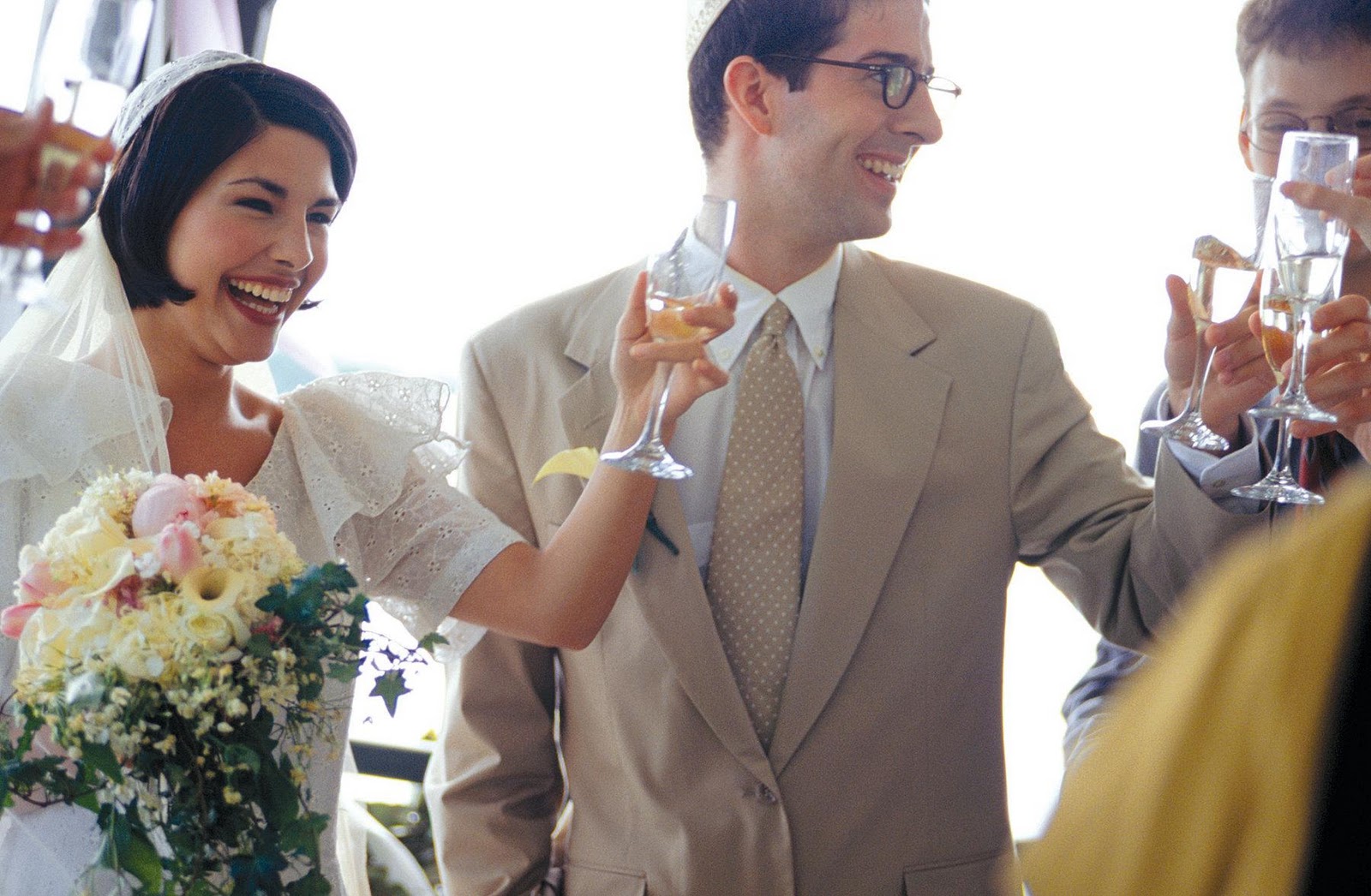 Jewish wedding ceremonies.