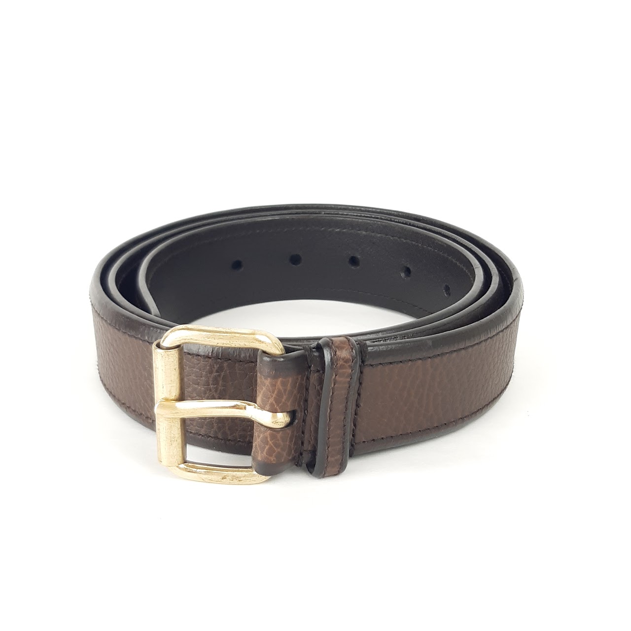 Jil Sander Brown Leather Belt