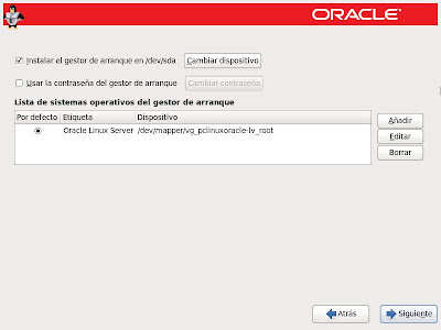 Instalar Oracle Linux 6.4 en modo Database Server