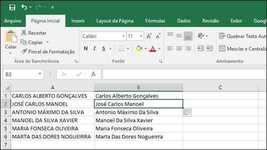 Excel - Como alterar o texto para maiúsculas, minúsculas ou primeira letra em maiúscula - Visual Dicas