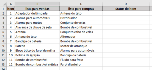 Como comparar listas no Excel - funções PROCV, SEERRO e ÉERROS - Visual Dicas