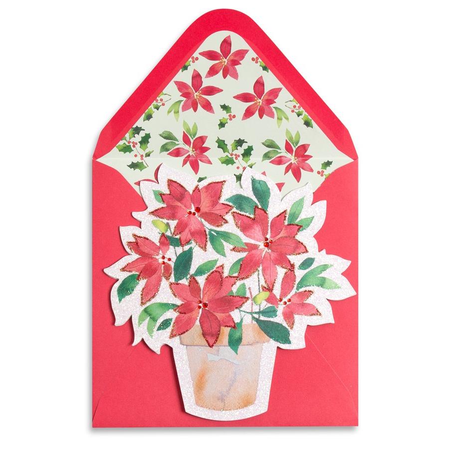 Die-Cut Poinsettia Plant