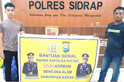 Distribusikan Bantuan Sosial Kapolda Sulsel dan Polres Soppeng, Ini Himbauan Kapolres