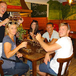 my family and I enjoying beers on Texel in Texel, Netherlands 