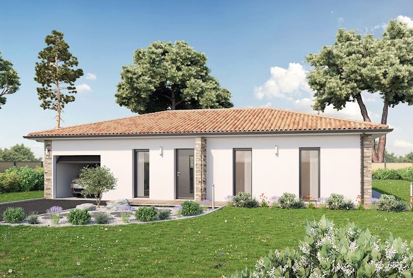  Vente Terrain + Maison - Terrain : 635m² - Maison : 86m² à Montussan (33450) 