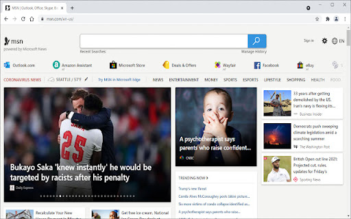 MSN Homepage