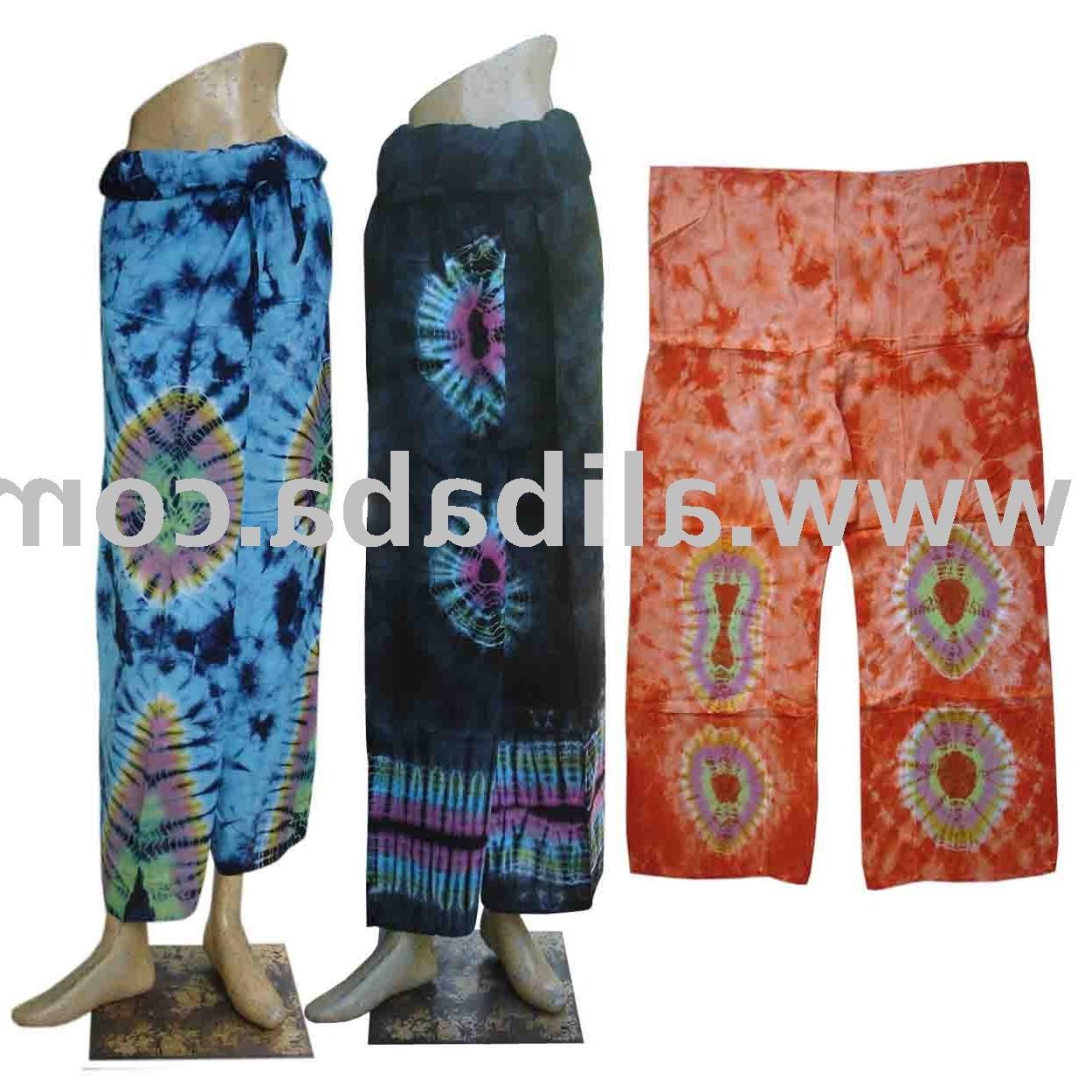 Tie Dye Fisherman Panst Wrap