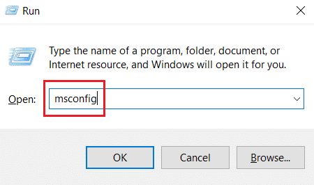 Boîte de dialogue Exécuter.  Correction d'une autre installation en cours dans Windows 10