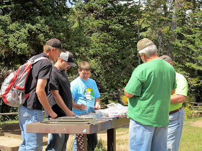 Part of the geocaching group