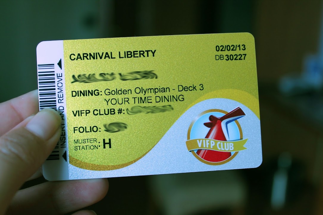 carnival cruise card levels