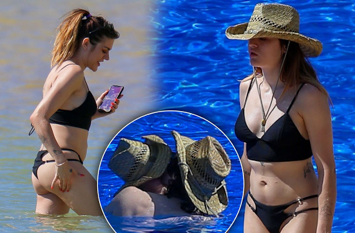 Frances Bean Cobain Shows Off her Bikini Body On Tropical Getaway With Boyf...