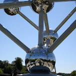 atomium in brussels in Brussels, Belgium 