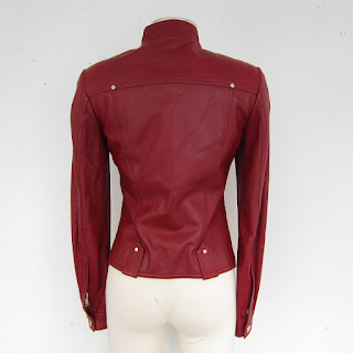 Gucci Red Leather Jacket