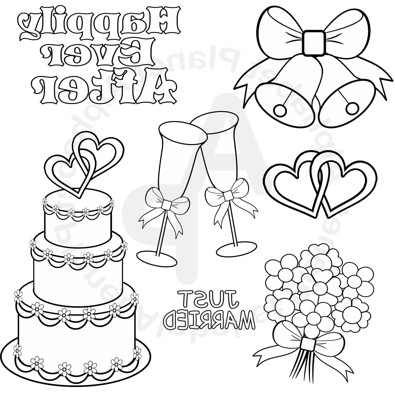 Wedding digital clip art