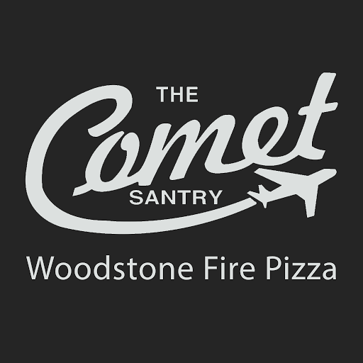 The Comet Woodstone Pizza logo