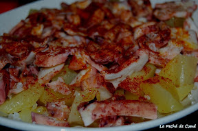 Pulpo con patatas al vapor y a la feira Pulpo con patatas al vapor y a la feira