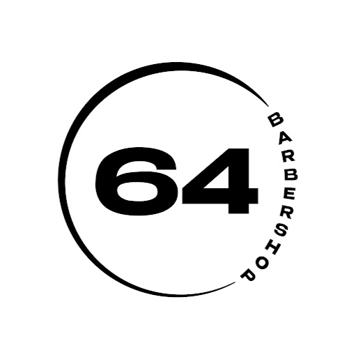 64 Barbershop logo