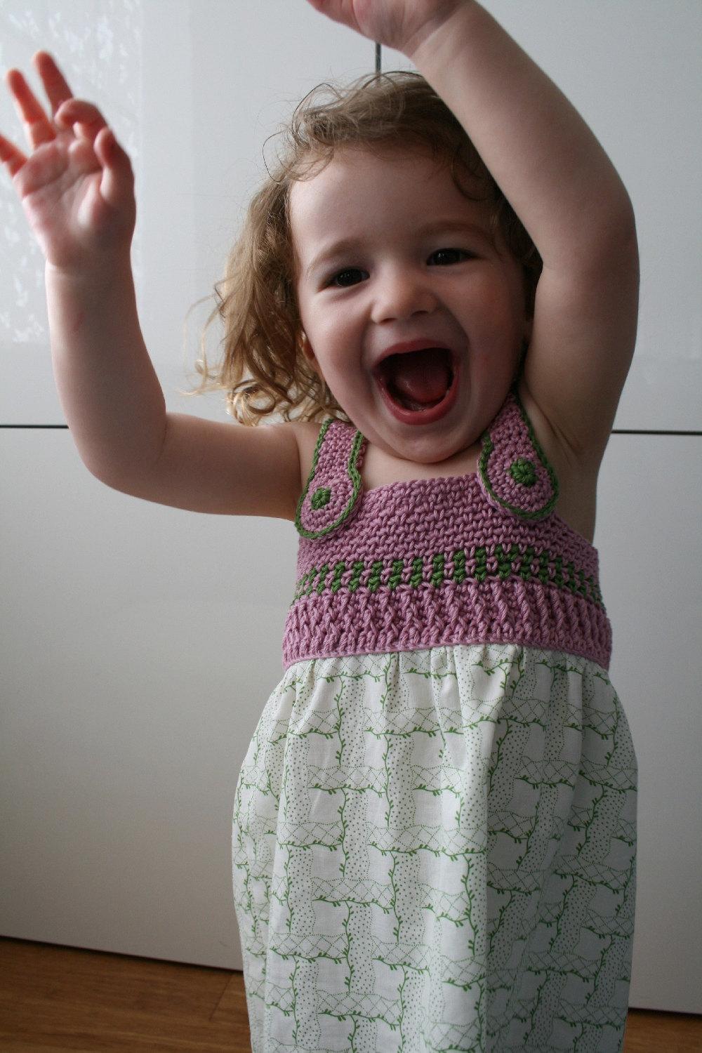 PATTERN crochet baby dress