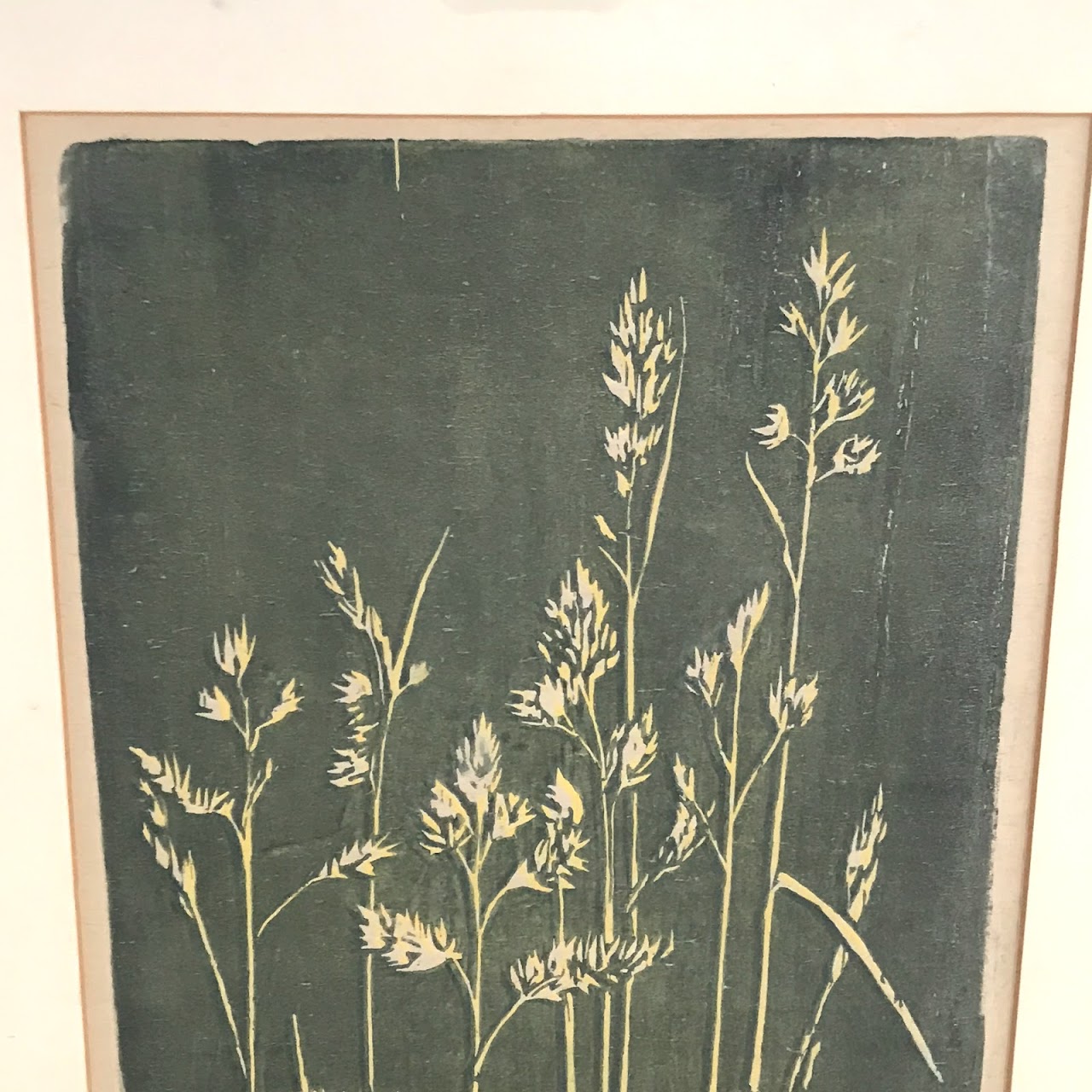 Ruth P. Taylor Signed Woodblock Print